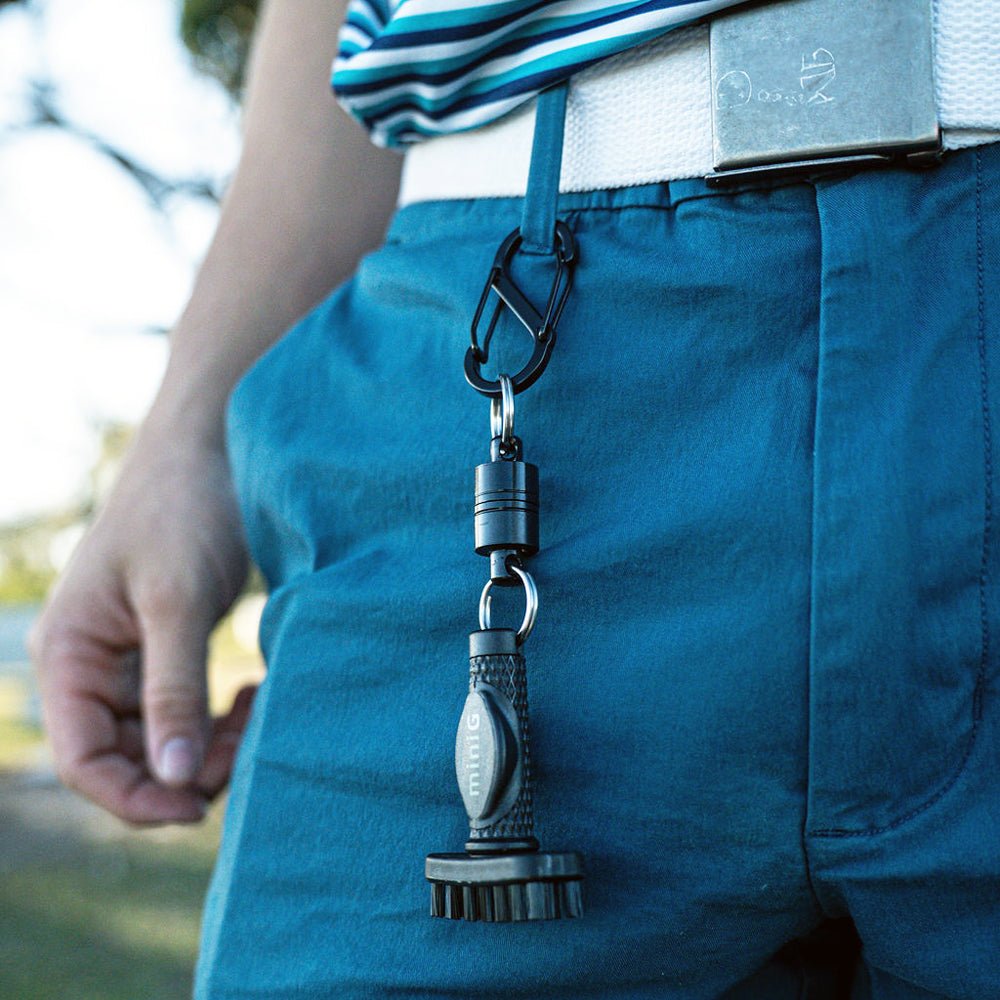 Grooveit miniG – Compact Dry Golf Brush - Grooveit "The Wet Club Scrub" - #golf_club_cleaner# - #golf_club_brush# - #golf_brush# - #grooveit# - #groove_it_brush# - #grooveit_brush# - #groove_cleaner# - #golf_club_cleaning_brush# - #go