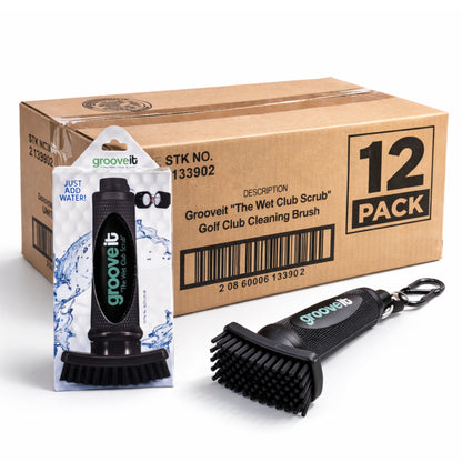 Grooveit Wet Brush - Black Plastic | 12 Pack