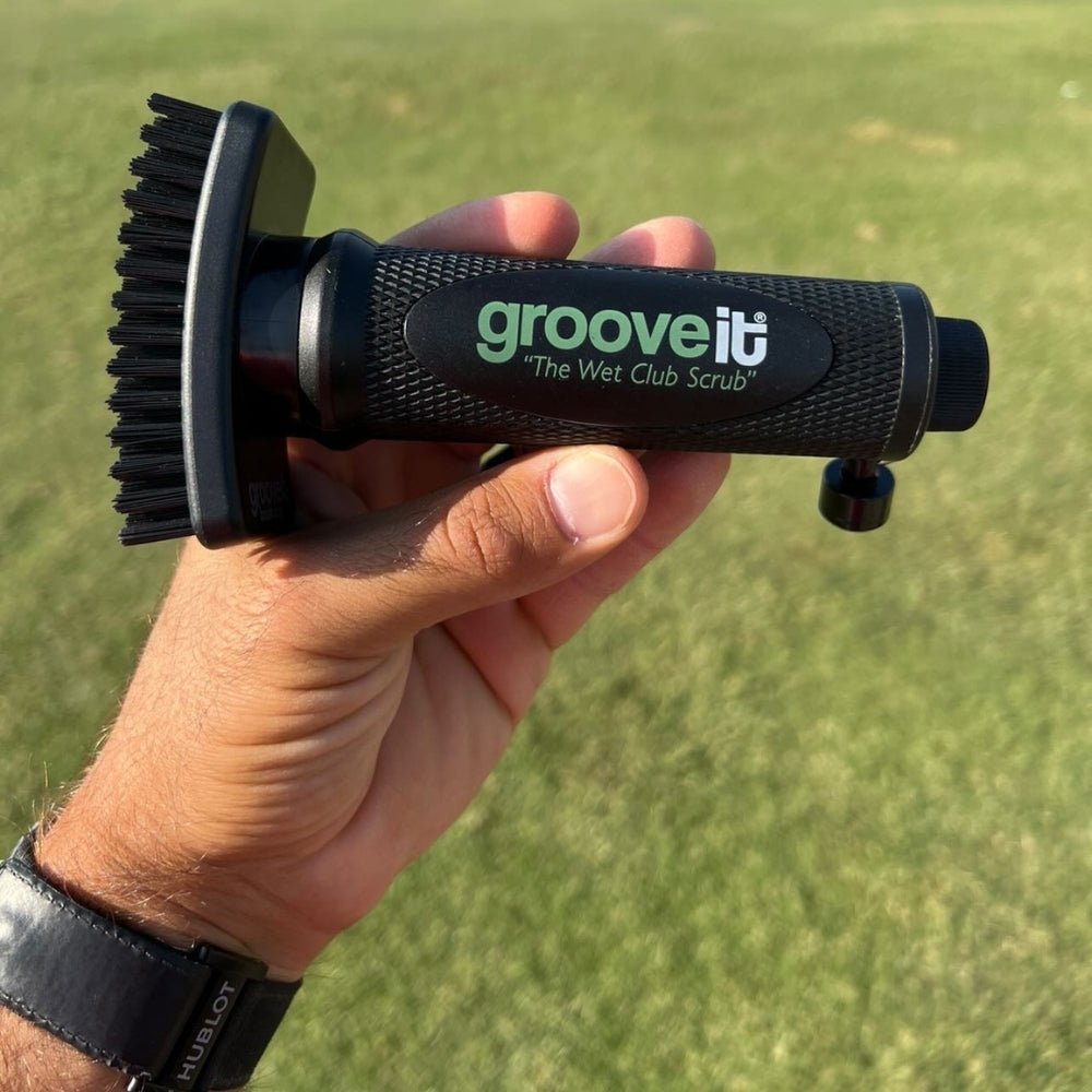 Grooveit - Grooveit "The Wet Club Scrub" - #golf_club_cleaner# - #golf_club_brush# - #golf_brush# - #grooveit# - #groove_it_brush# - #grooveit_brush# - #groove_cleaner# - #golf_club_cleaning_brush# - #go